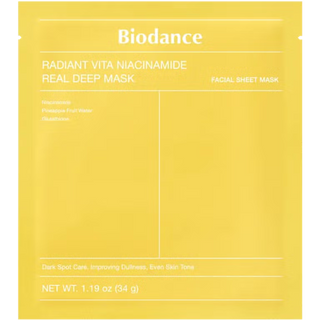 Radiant Vita Niacinamide Real Deep Mask – One Sheet Mask