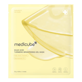 Kojiczuur Kurkuma Verhelderende Gelmasker - 4 Sheetmasks