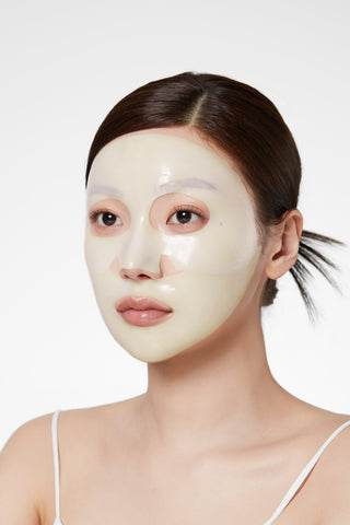 Kojiczuur Kurkuma Verhelderende Gelmasker - 4 Sheetmasks