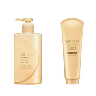 TSUBAKI Premium Volume & Repair Conditioner 490 ml + Premium Volume & Repair Treatment 180 g
